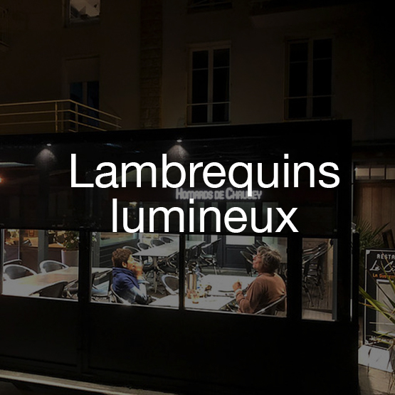 lambrequin lumineux à angers